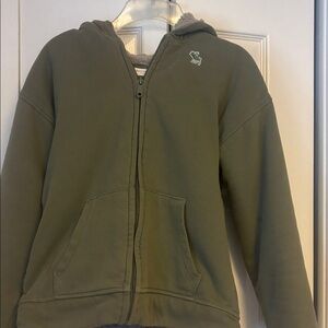Abercrombie Kids  Olive Green Hoodie